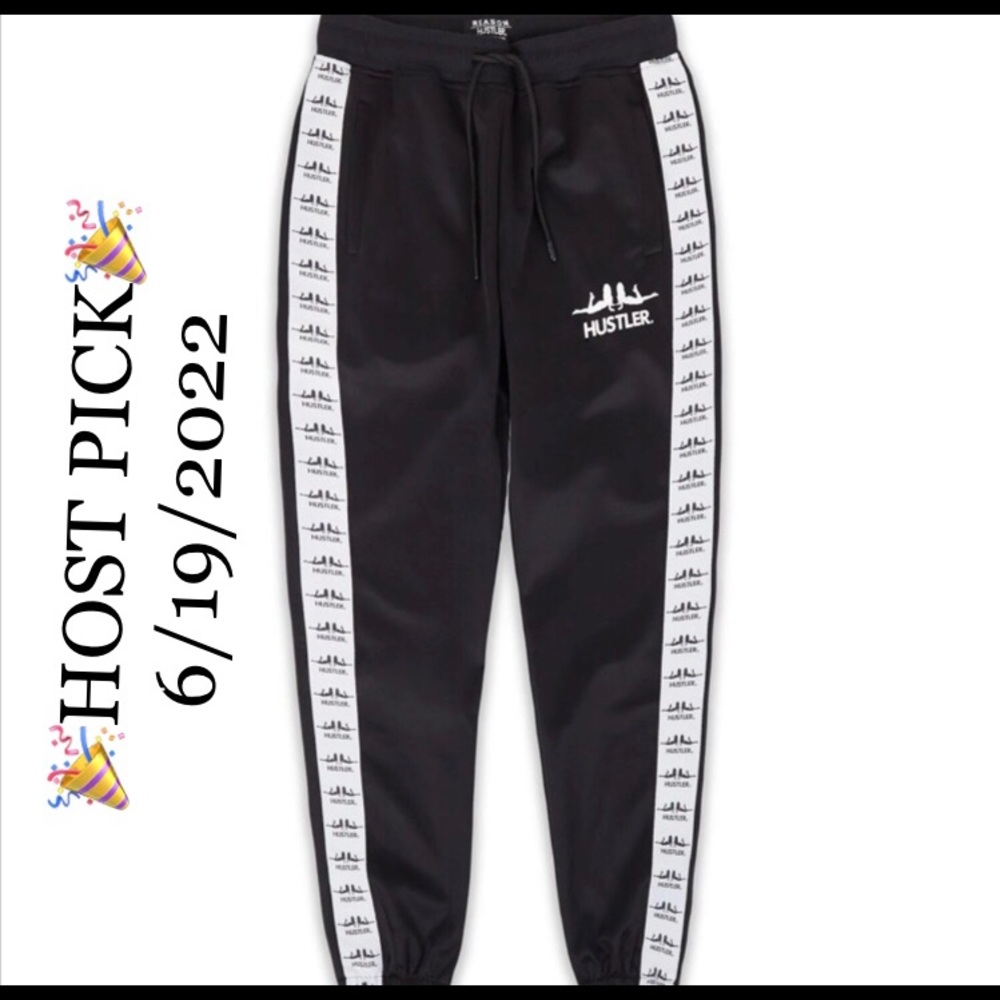 🎊HP🎊🔥Reason🔥Unisex🔥Logo Tape Joggers🔥Measurements in Pics🔥 - Picture 2 of 16